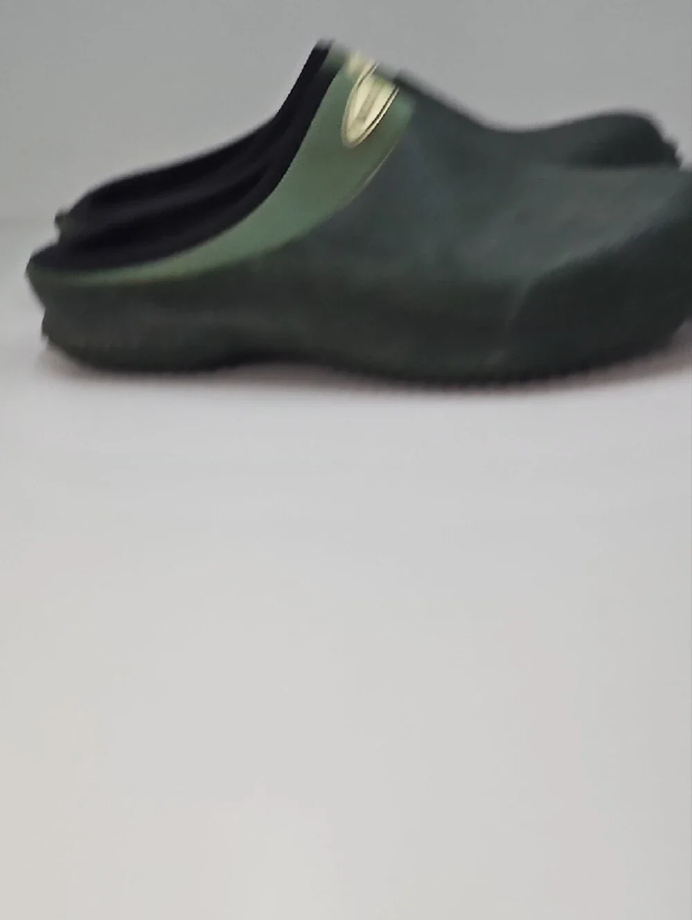 Muck Boot Co. Women's Waterproof Slip-On Garden Clog in Dark Green